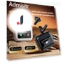 Bluetooth Wireless Earbuds with ANC+ENC Noise Cancellation and Color Touch Screen — In-Ear Headphones, Admisitr