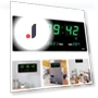 Digital Alarm Clock with Large Display — Clocks, Chic Home