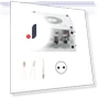 Tesla Coil Arc Touch Wireless Transmission White Plasma Speaker with Light — Portable Audio, Zeblaze