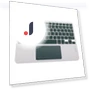 Ultra-Thin Silent Portable Wireless Keyboard with Touchpad — Keyboards, Zeblaze