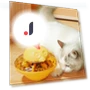 Cat Food Dispenser with Chicken Shaped Puzzle Toy — Cat Playthings, Smart Pet Supplies