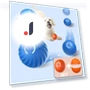 Interactive Gravity Sensor Pet Toy Ball — Automatic Launchers, JINGYUE Pet