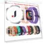 Silicone Watch Strap with Protective Case — Fitness Bands, MY-CASE