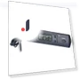 Car Thermometer with LCD Display — Clock, DC-HOME Textile