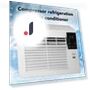 Portable Air Conditioner with Universal Touch Remote Control — Cooling Solutions, Modern Home Furnishing