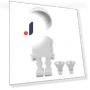 Robot Lamp Body Dimming Electric Candle Wax Melting Lamp — Flameless, KONNWEI