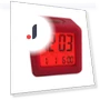 Silicone Square Alarm Clock — Alarms & Clocks, DC-HOME Textile