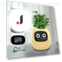Smart Flower Pot with AI Expressions — Space-Saving Planters, Schoolyard