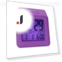 Square Silicone Alarm Clock with LCD Display — Alarms & Clocks, DC-HOME Textile