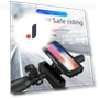 Waterproof Motorcycle Phone Holder with Charging and Touch Screen — Dashboard Installation Kits, StrideBox