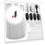 Wireless Invisible Electronic Lock — Smart Home Security, KONNWEI