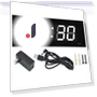 Digital Wall Clock with Auto Brightness Adjustment — Desk & Shelf, Vestidos