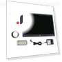 HD Touchscreen Digital Photo Frame Alarm Clock MP34 Video Player — Digital Frames, Zeblaze