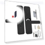 Smart Lock WiFi Handle with Fingerprint, Password, App, Key Card Unlock — Smart Home Security, GoolRC