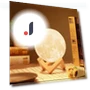3D Moon Lamp with Touch Sensor — Lamps & Shades, Navya Krafts