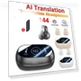AI Translation Wireless Earbuds — Audio Gear, Junmaocun