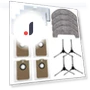 Replacement Kit for Robot Vacuum Accessories — Smart Cleaning Robots, Household item
