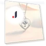 Smart Heart Necklace — Smart Jewelry, Original jewelry design