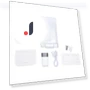 Automatic Mouthwash Dispenser with 2 Magnetic Cups — Oral Rinse, Tooarts