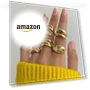 Превью Chunky Gold Rings Set — Stacking, YEEZII