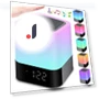 Colorful Bluetooth Speaker with Night Light and Digital Alarm Clock — Alarms & Clocks, Daily necessities-V