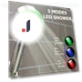 High Pressure Shower Head with LED Temperature Sensor — Fixed, DC-HOME-4