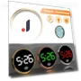 LED Touchscreen Car Clock — Clock, Dream Garage