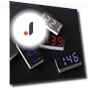 Mini LED Electronic Mirror Clock — Alarms & Clocks, Daily necessities-V