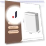 Automatic Induction Smart Garbage Can — Kitchen Cans, Simple and warm
