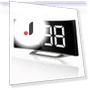 Digital Alarm Clock Bedside Table — Alarms & Clocks, TOP-MALL-001