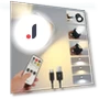 Double LED Wall Light with Touch Control — Night Lights, TOP-MALL-001