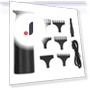 Electric Hair Trimmer with Smart LCD Display — Nose & Ear Trimmers, ZY-jieri