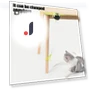 Electric Hanging Cat Toy with Feathers — Cat Playthings, Kitty Cat House