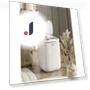 Electric Sensor Trash Bin with UV Light Charging — Waste Baskets, Simple and warm