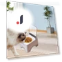 Elevated Cat Food Bowl with Stand — Feeding Supplies, Closet of Beauty