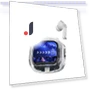 LCD Touch Screen TWS Wireless Headphones — In-Ear Headphones, pffee Phone Accessories