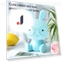 Cute Rabbit Lamp with Glasses — Creative Lighting Solutions, Blackcurrant