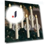 LED Flameless Taper Candle Window Candle Light with Sensor — Flameless, Blackcurrant