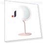 Smart LED Makeup Mirror — Compact & Travel, AMIRO