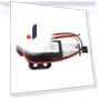 Mini Linear Actuator with Wing — Headlamp Actuator, Fishine