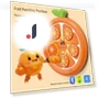 Smart Bluetooth Boxing Wall Trainer with Fruit Theme for Kids — Interactive Learning Devices, Super Go