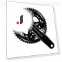 Crank with power sensor — , SHIMANO