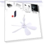 Silent 6-Blade Ceiling Fan with USB Power — Ceiling Fans, Teakh