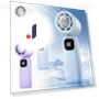 Portable Small Fan with High-Speed Smart Digital Display — Portable Cooling Solutions, Didadi