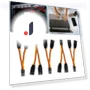 Short Servo Y-Extension Cable — Sleeves, Three Body