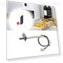 Air Fryer Temperature Sensing Probe — Deep Fryer Components & Accessories, Three Body