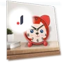 Cartoon Fox Alarm Clock — Clocks, Window glass film