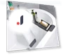 Smartphone Stand Bathtub Tray — Trays, SAMURAI STYLE