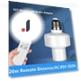 Wireless Remote Control Light Bulb Socket Smart Switch — Outlet Switches, SaiMili Light