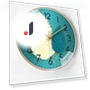 10-inch Creative Fully Automatic Radio Wall Clock — Clocks, Window glass film